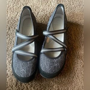 Dansko Gray Mary Jane Shoes